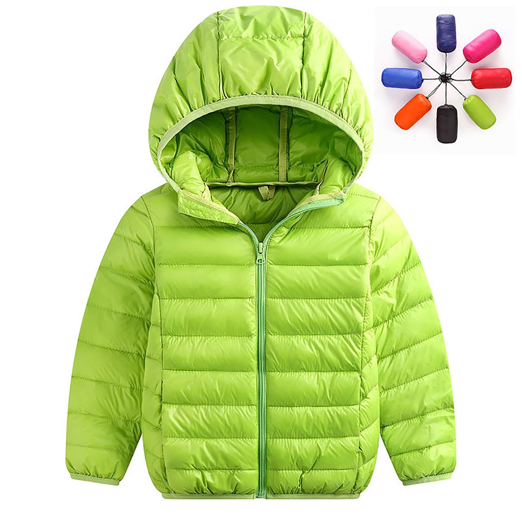 Kids Hooded Lightweight Down Puffer Jacket 3