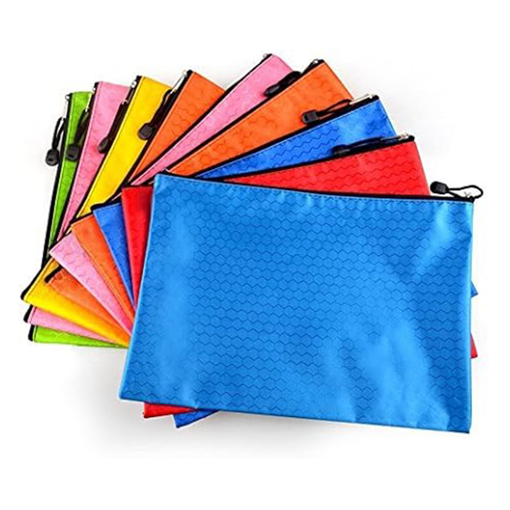 Colorful Zipper Pouches With Logo Space 4