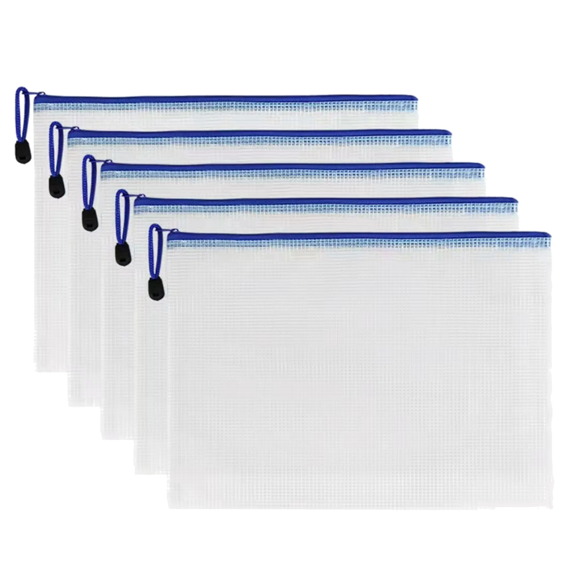 A4 Mesh Document Sleeve File Bag with Zipper 7