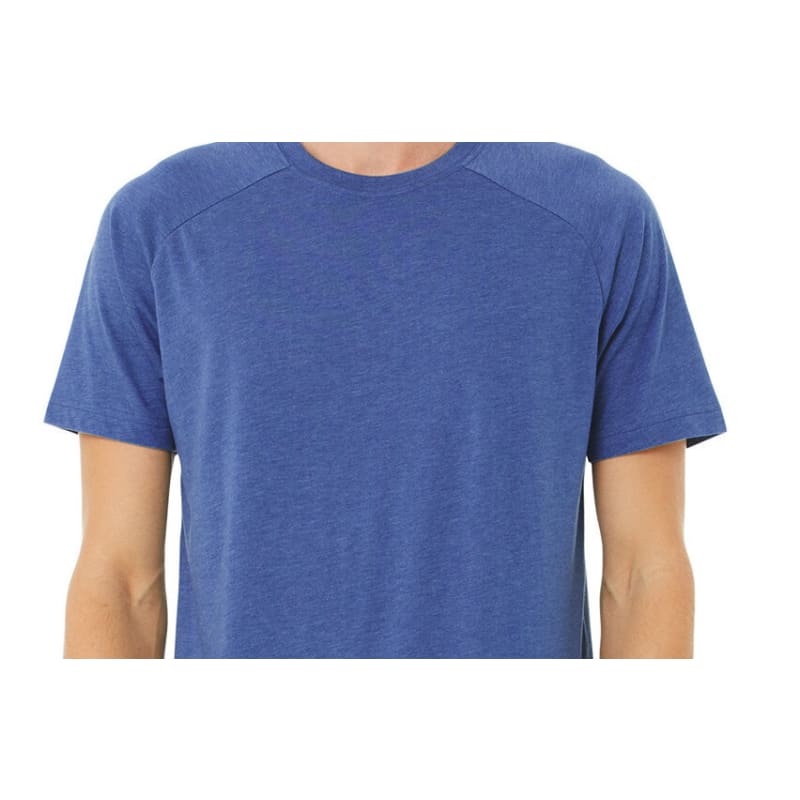Bella + Canvas Men's Heather CVC Raglan T-Shirt 3