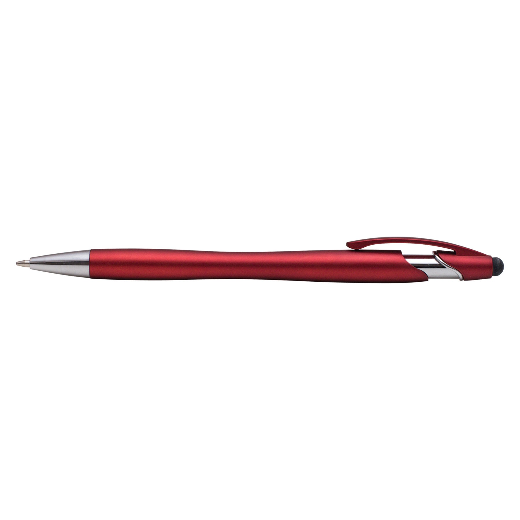 Plastic Stylus Ballpoint Pen W/ Clip 8