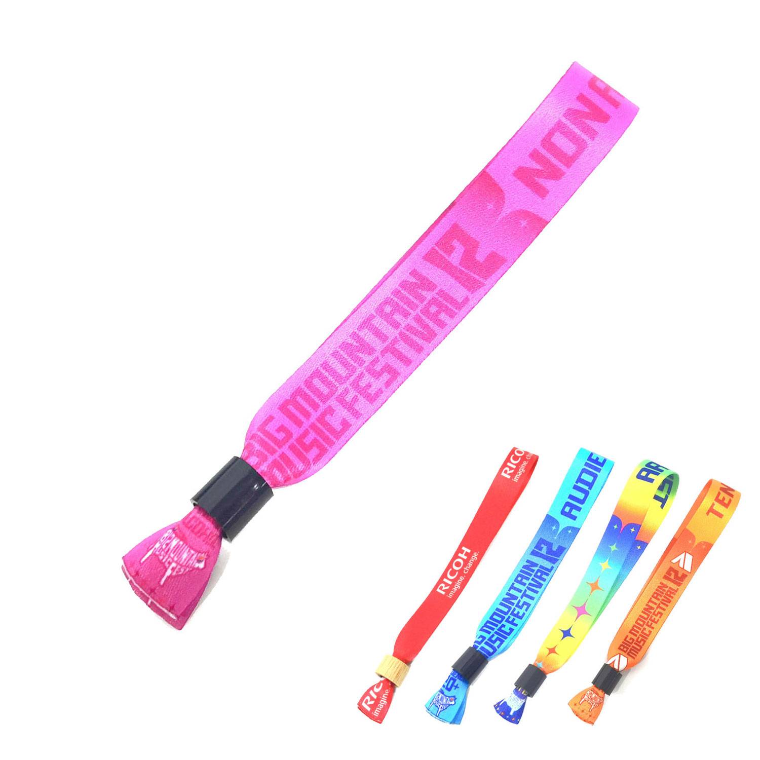 Custom Cloth Event Wristband 2