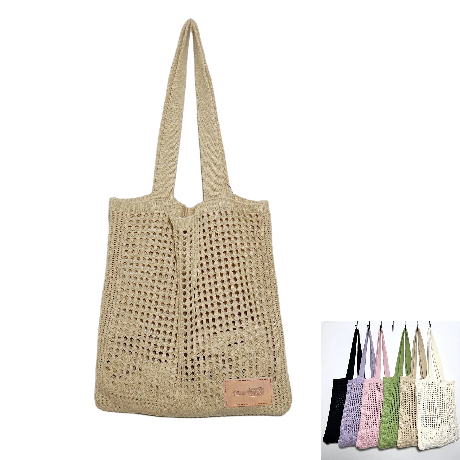 Knitted Shoulder Bag Women Handbag Summer Beach 12