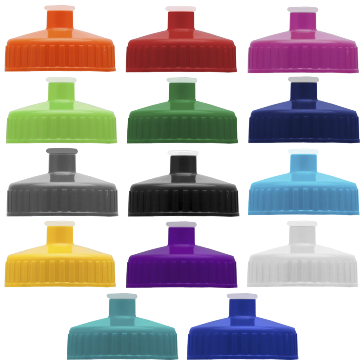 Push Pull Lid Transparent Sports Water Bottle, 32oz. 8