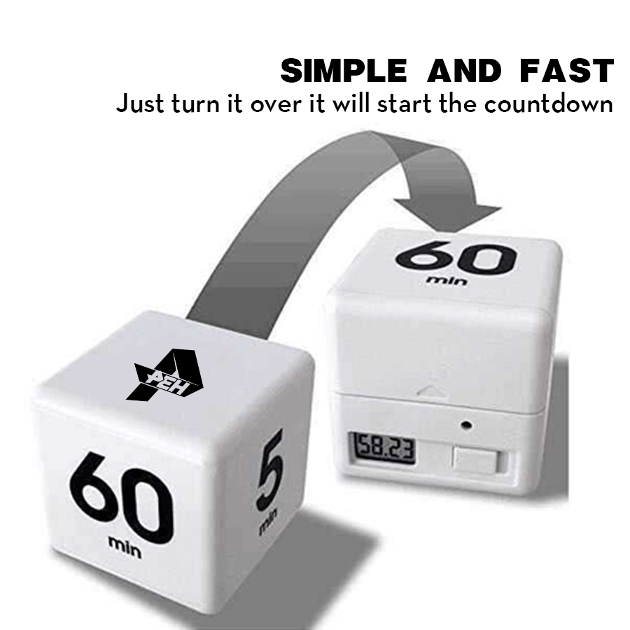 Flip Cube Timer Productivity And Time Management Tool 20