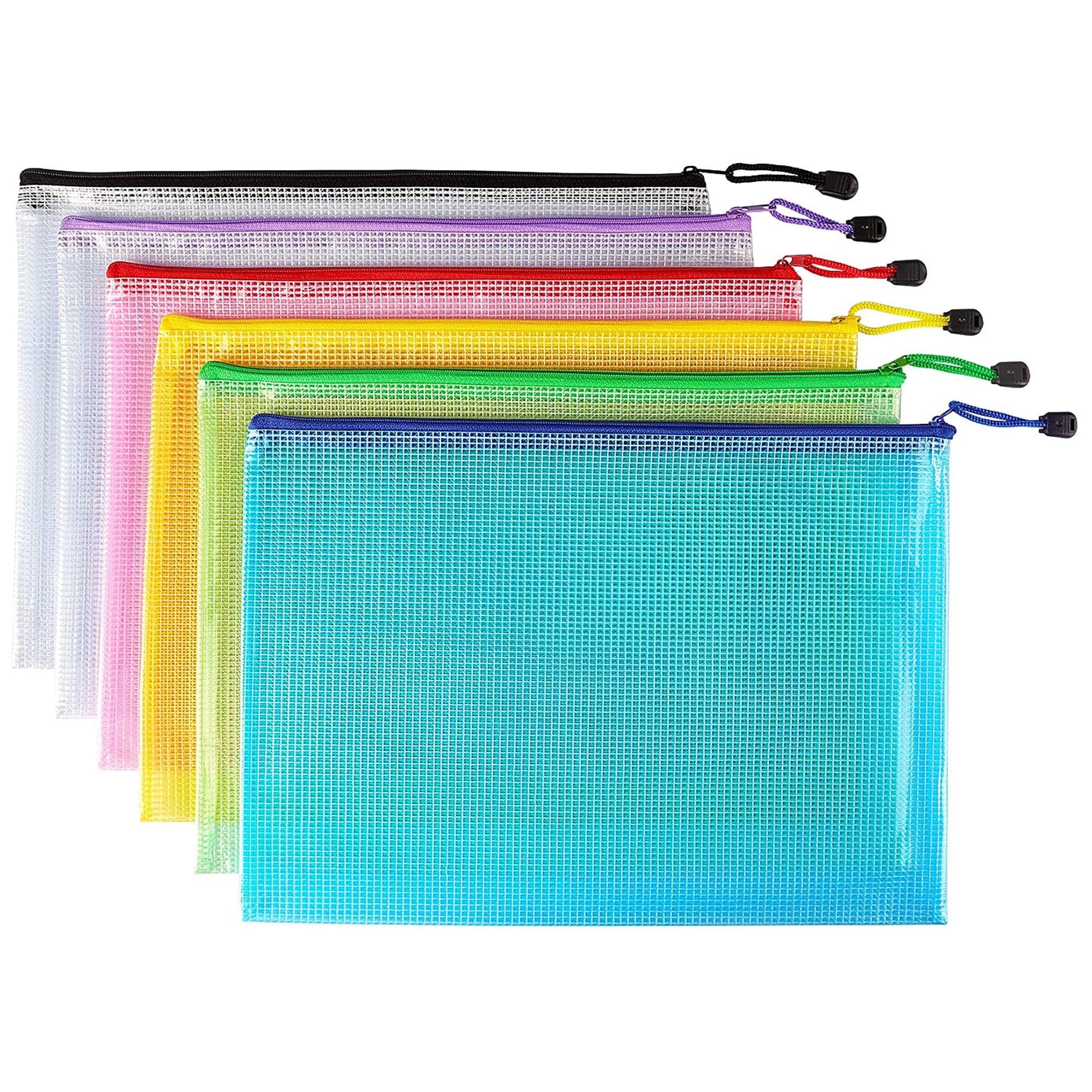 13.4" x 9.4" Mesh Zipper Pouch File Folders 2