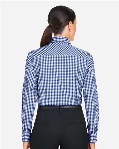 Women's CrownLux Performance® Gingham Dress Shirt - DG536W 23