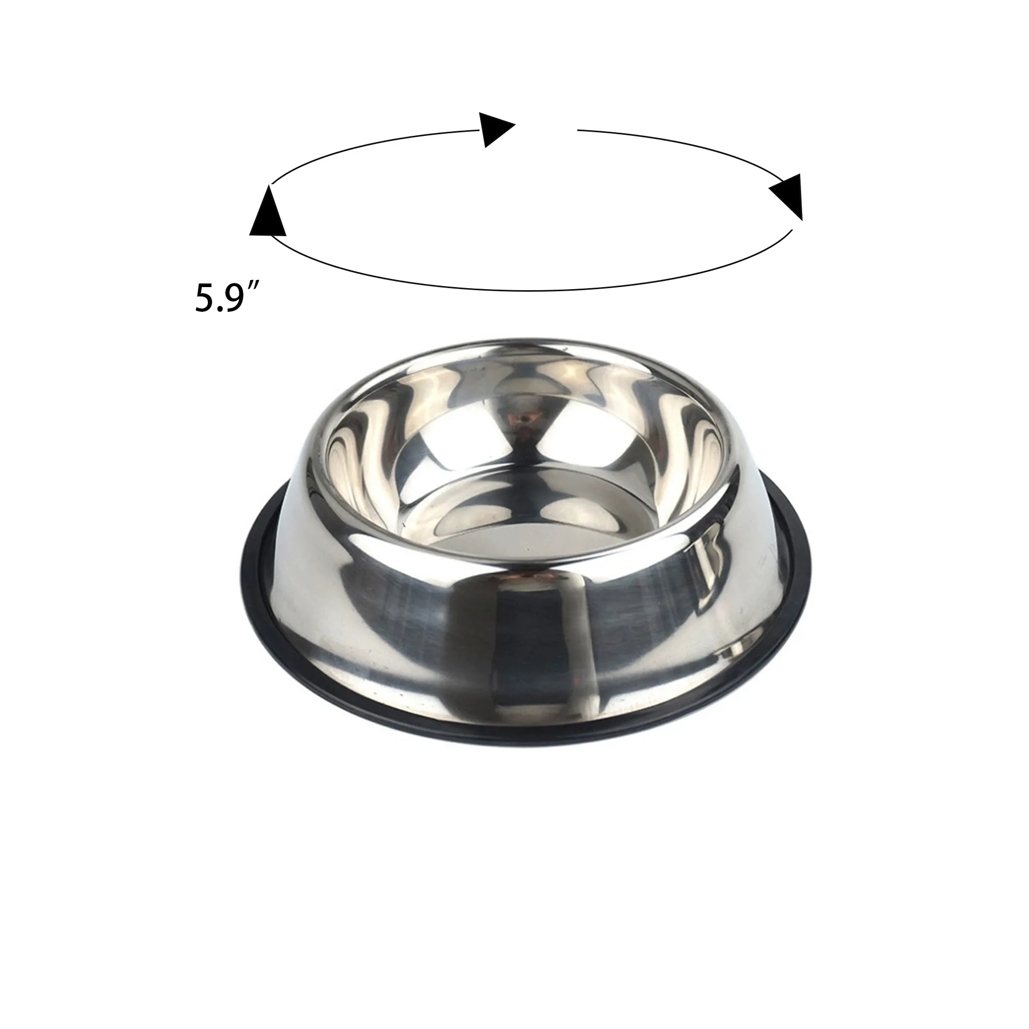 Stainless Steel Pet Bowl 8