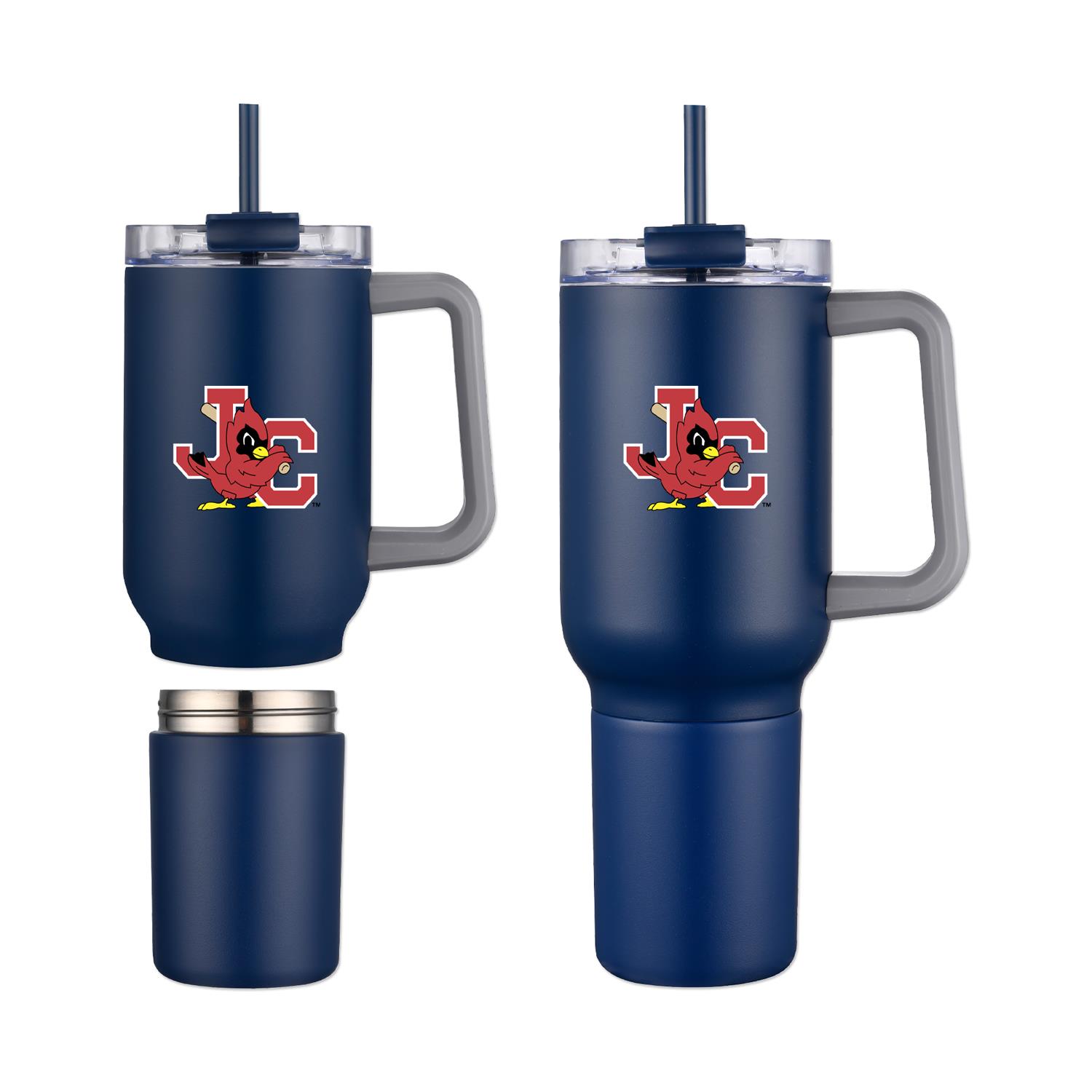 22 Oz. Stainless Steel Travel Mug with Cup 2