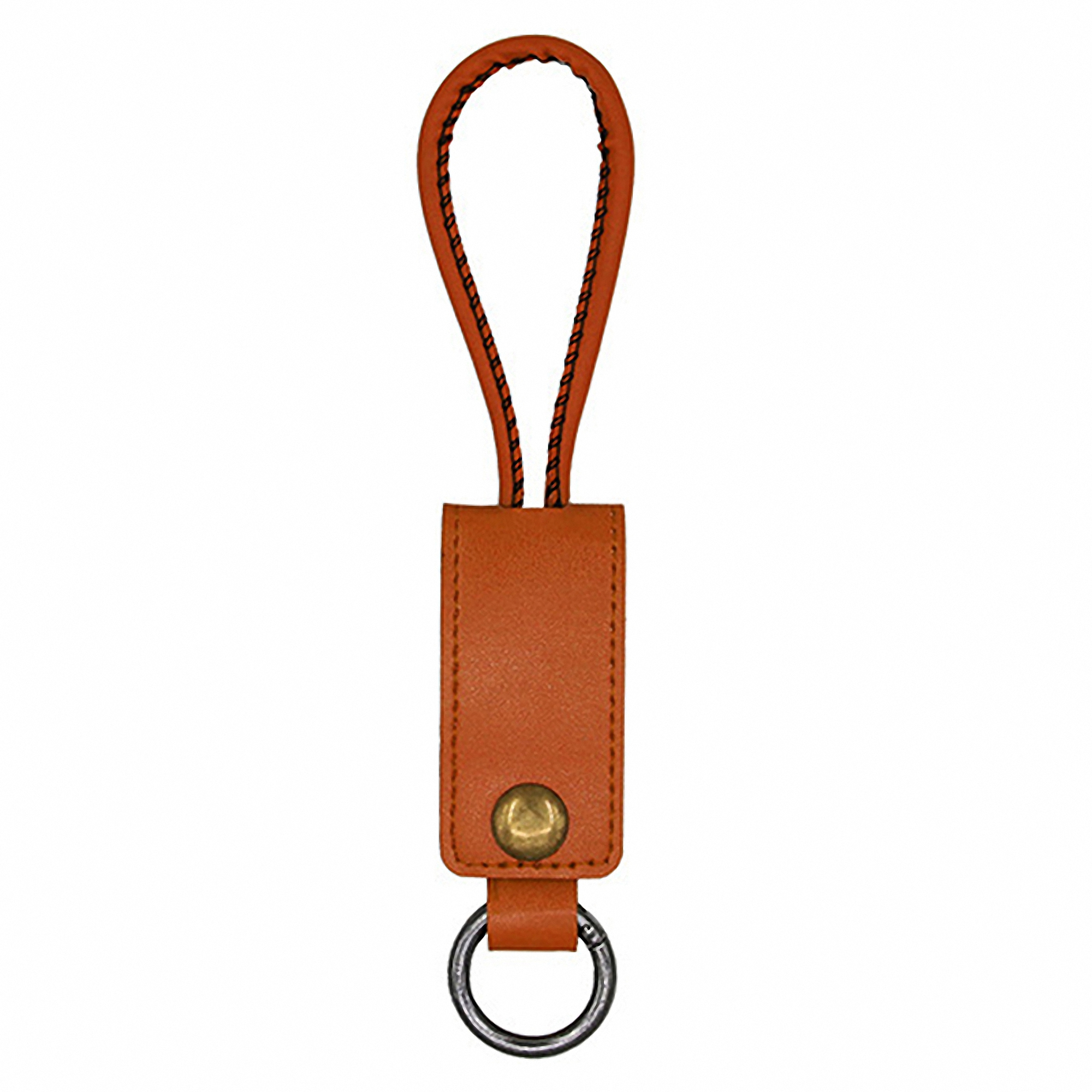 Leather Keychain USB Charging Cable 3