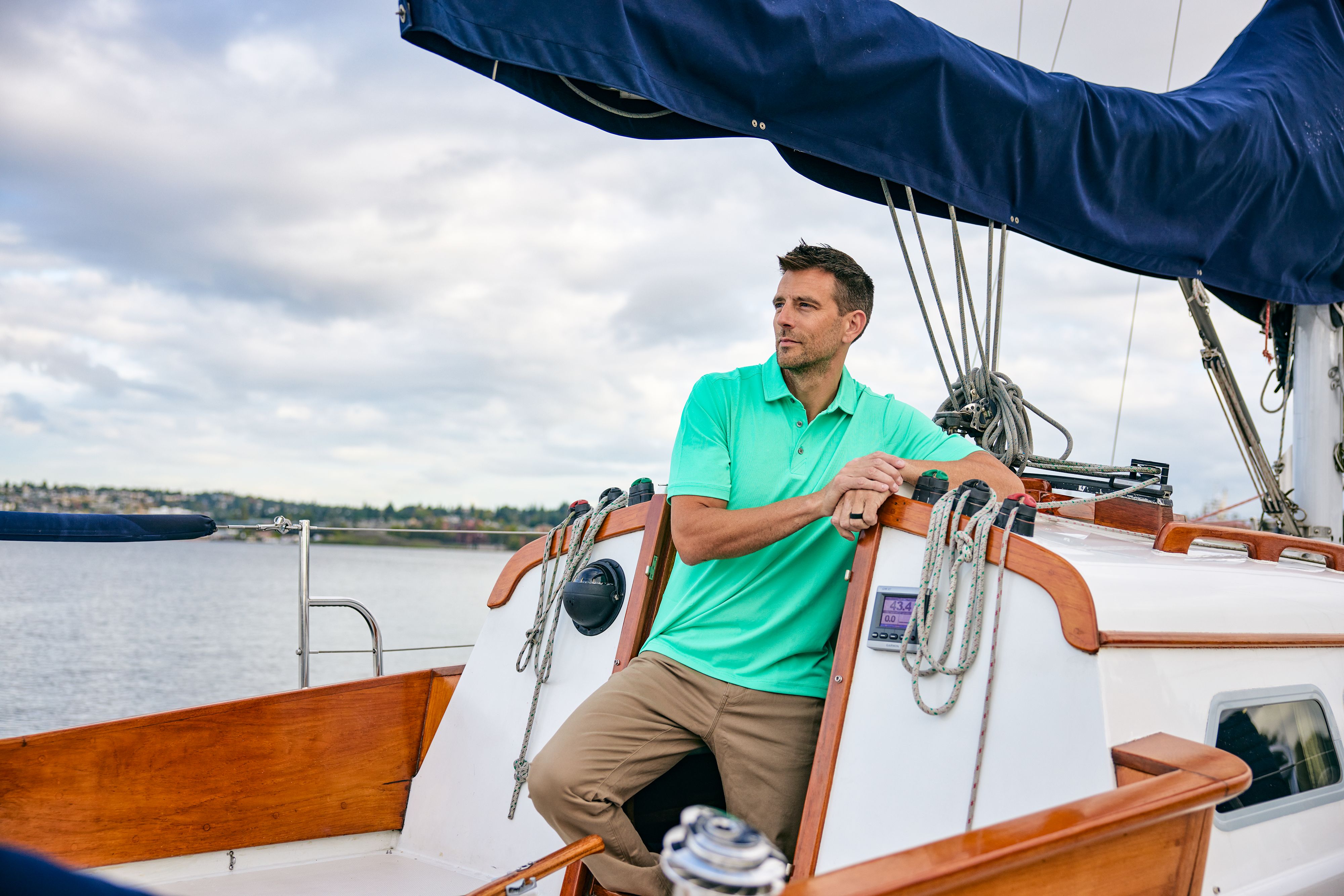 Cutter & Buck Virtue Recycled Featherlight Pique Mens Polo 107