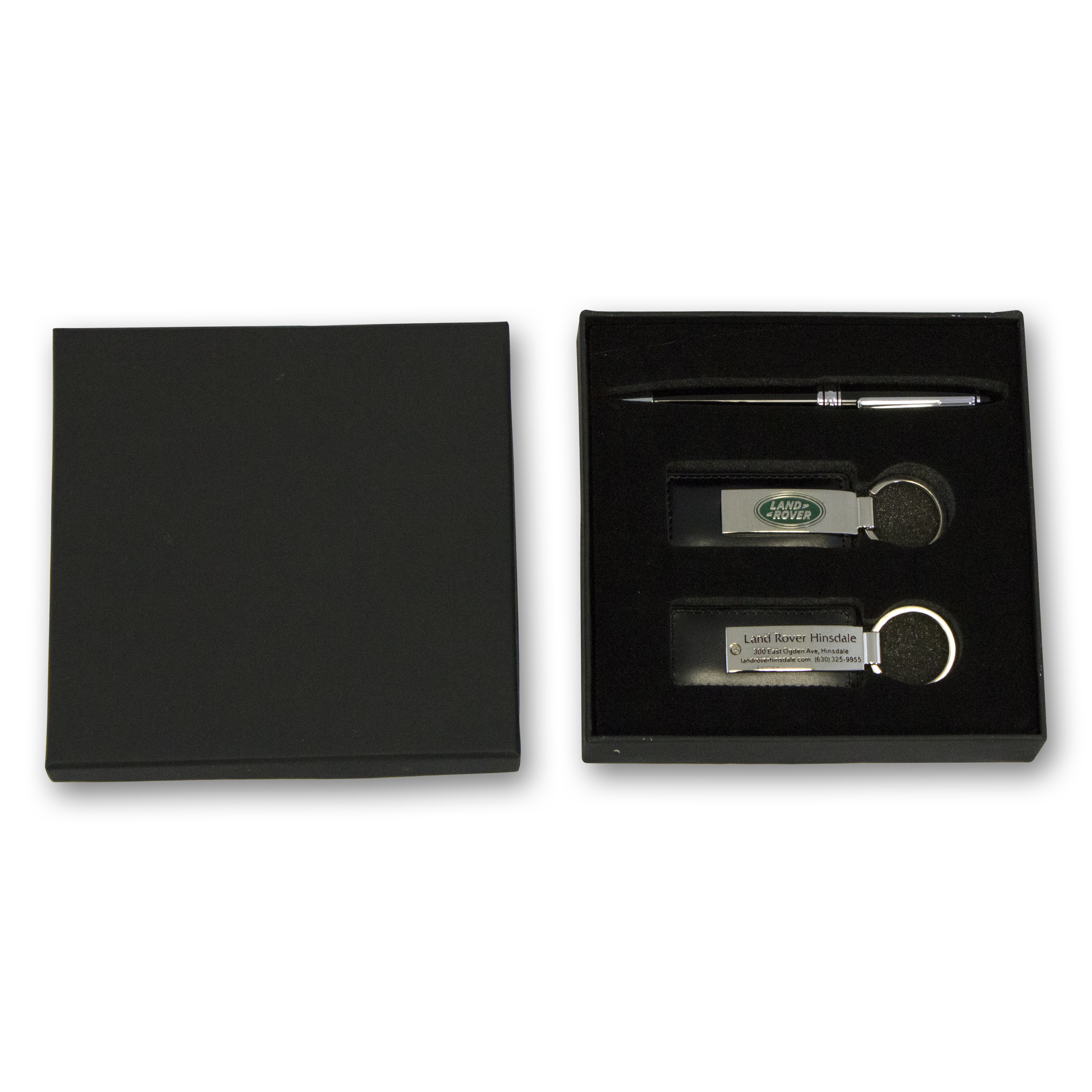 Keychain ZKC-103 & Pen Set in Black Box