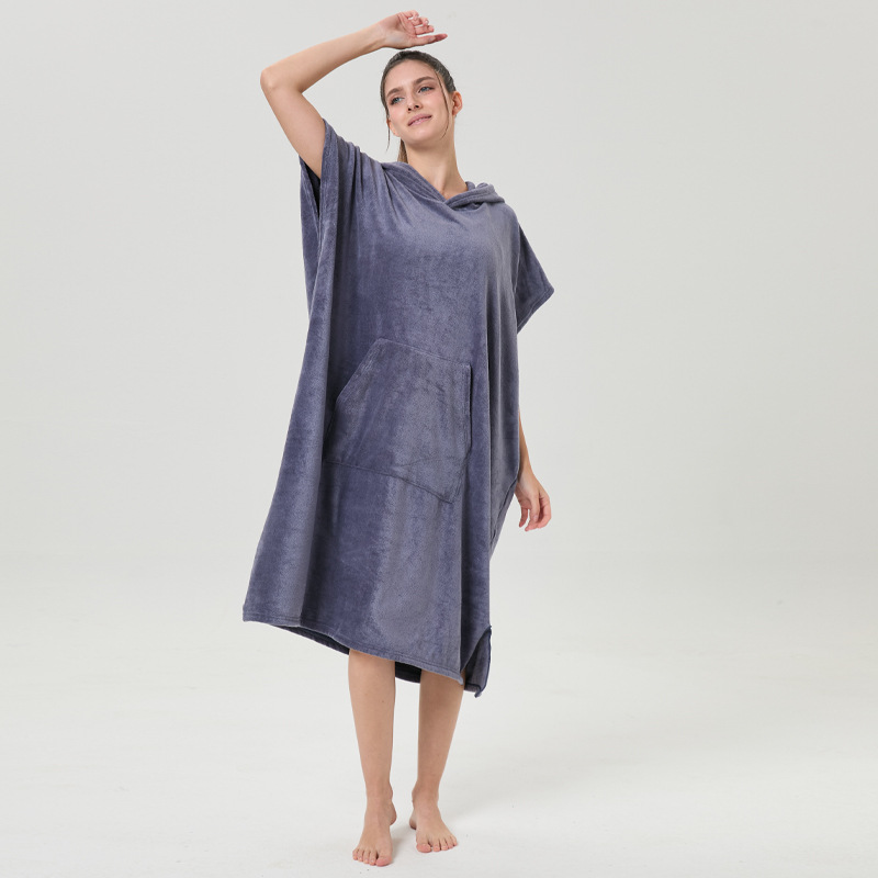 Surf Poncho Changing Robe with Hood 2