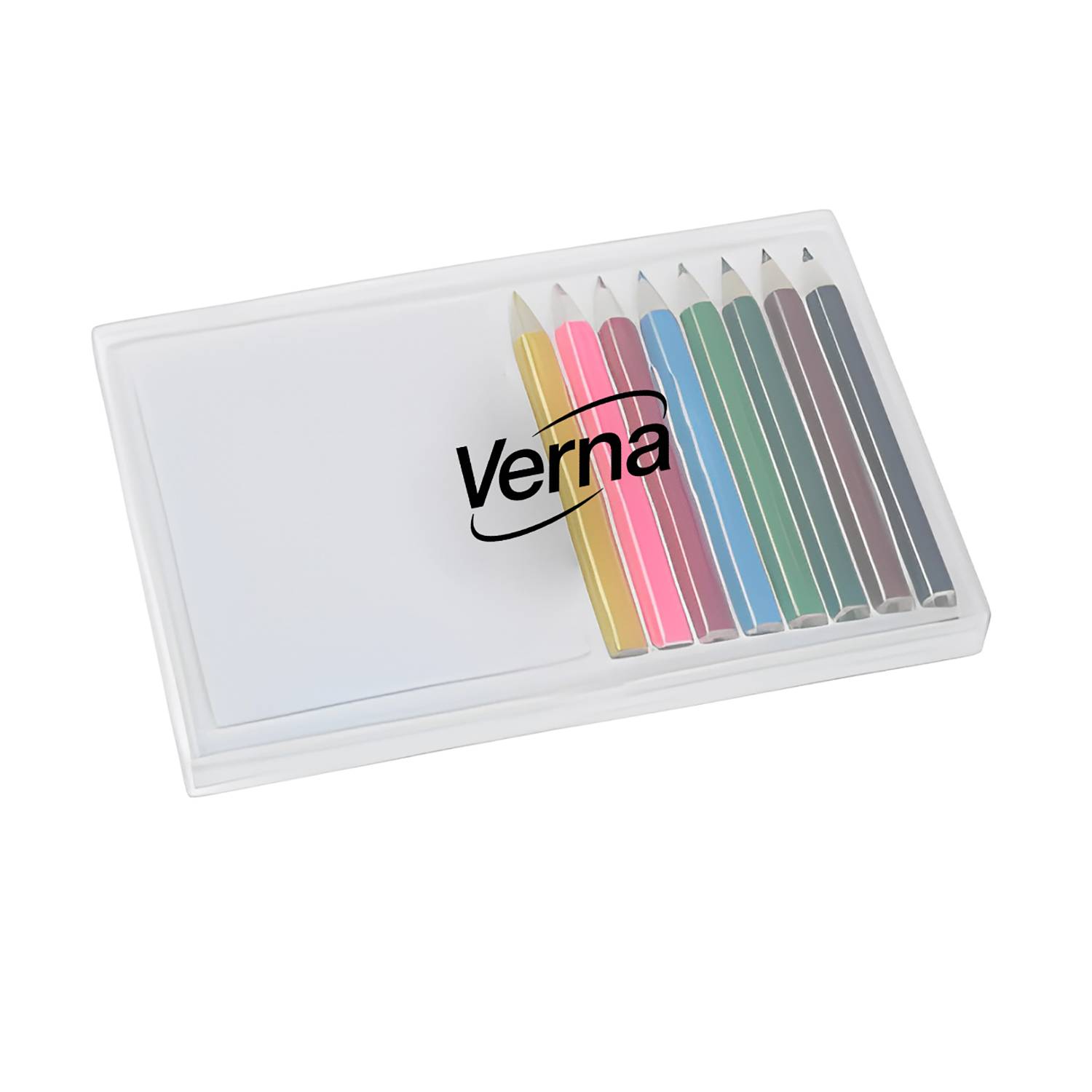 9PCS Sketch Pad Colored Pencil Set w/ Box 1