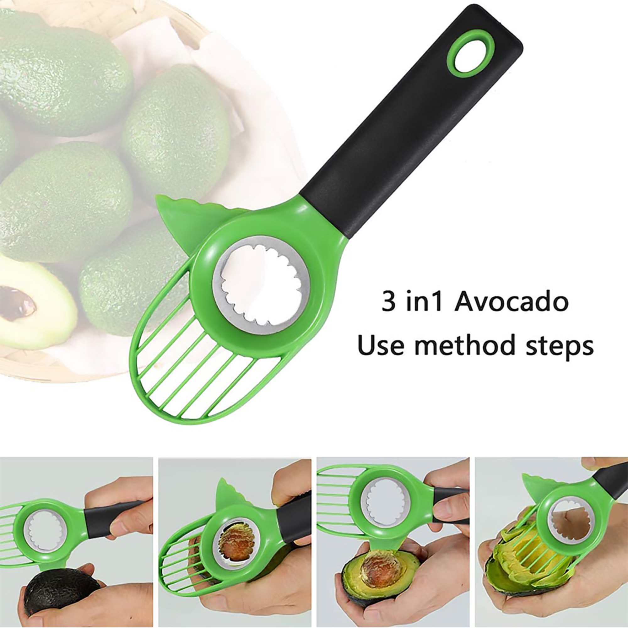 Multifunctional Avocado Cutter and Slicer Tool 3