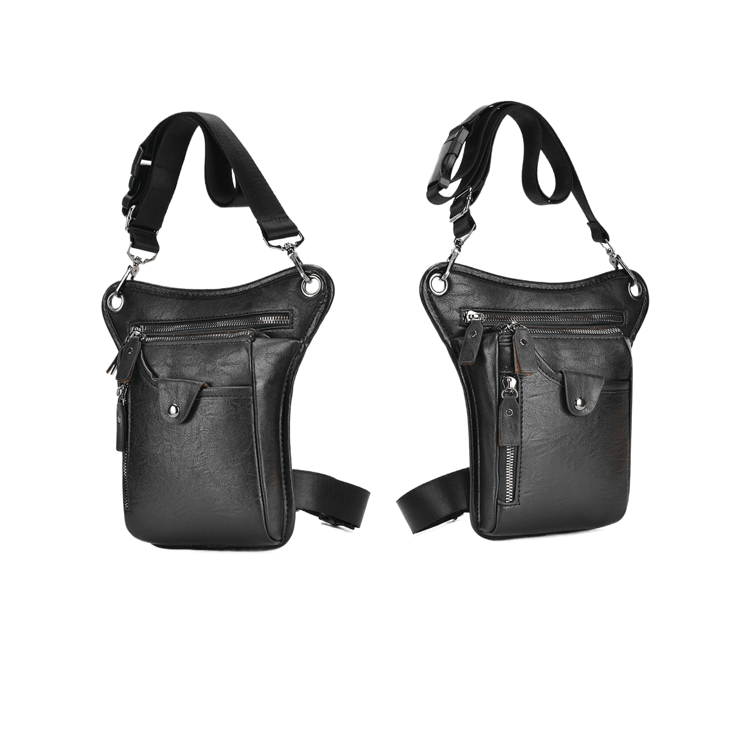 Leather Outdoor sports Waist Pack 6