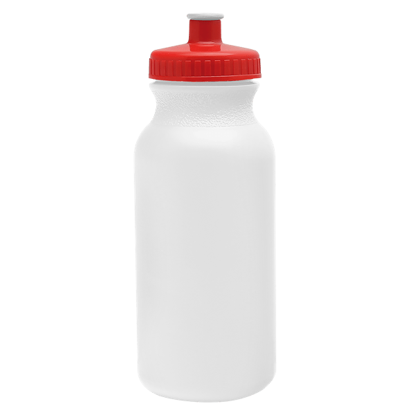 Circuit 20oz Bike Bottle - White w/Push-Pull Lid 55