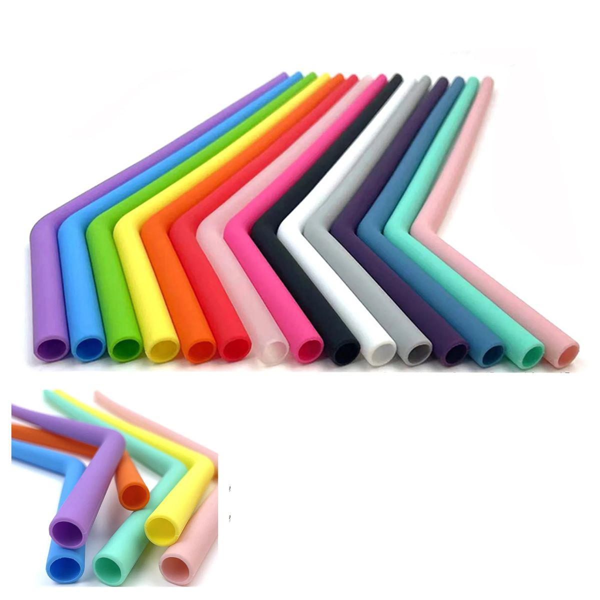 Soft Silicone Straw for Tumblers and Travel 2