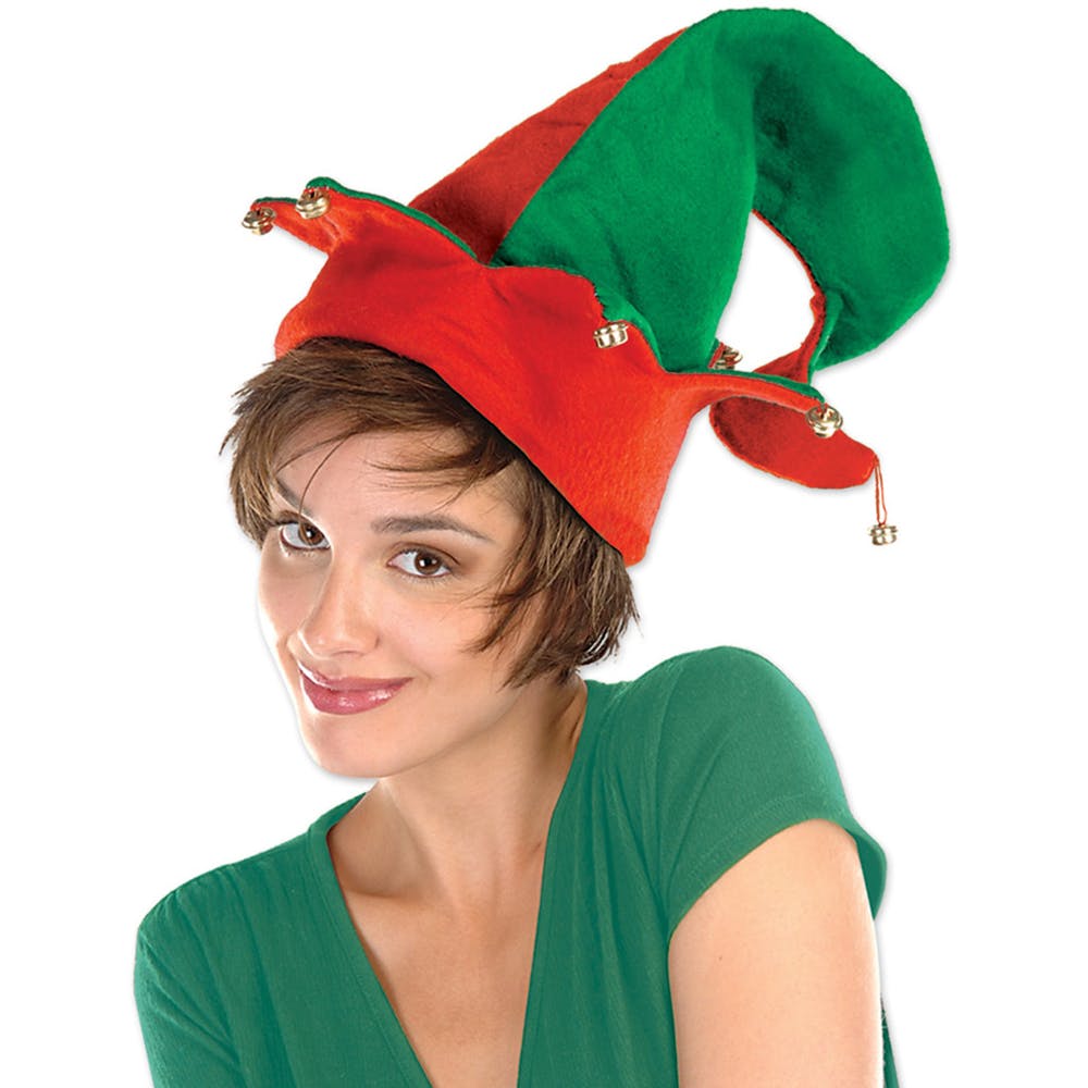 Elf Hats with Bells - One Size 2