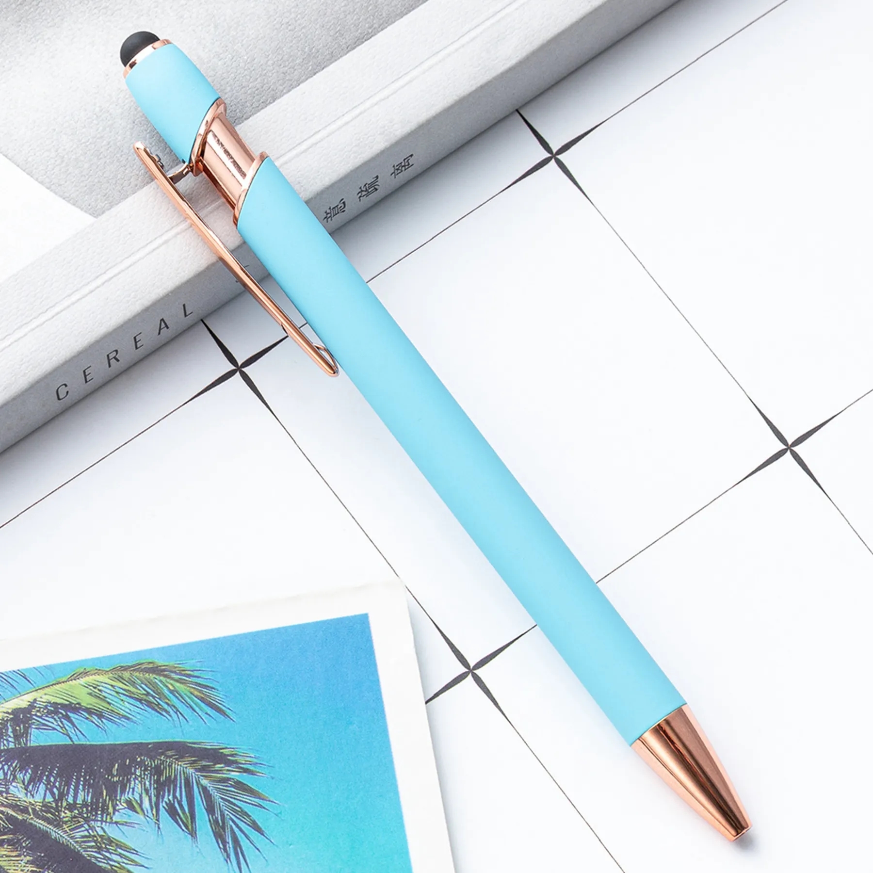 2 in 1 Metal Ballpoint Pen with Stylus 20