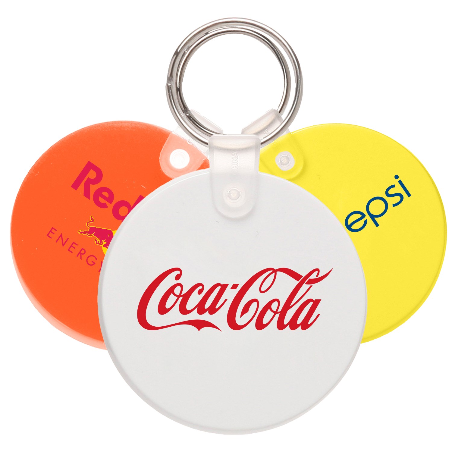 Soft Tag Custom Printed Round Keychains 3