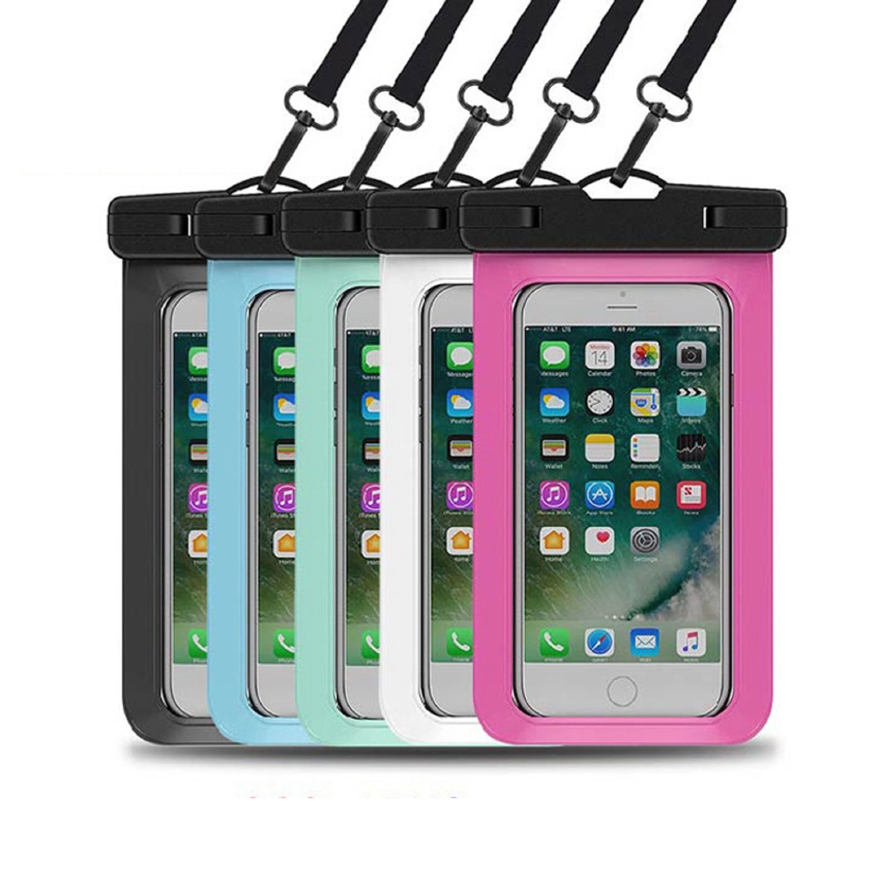 6" Waterproof Phone Bag with Lanyard 3