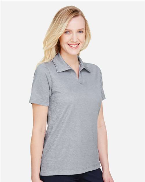 Women's CrownLux Performance® Address Melange Polo - DG22W 28