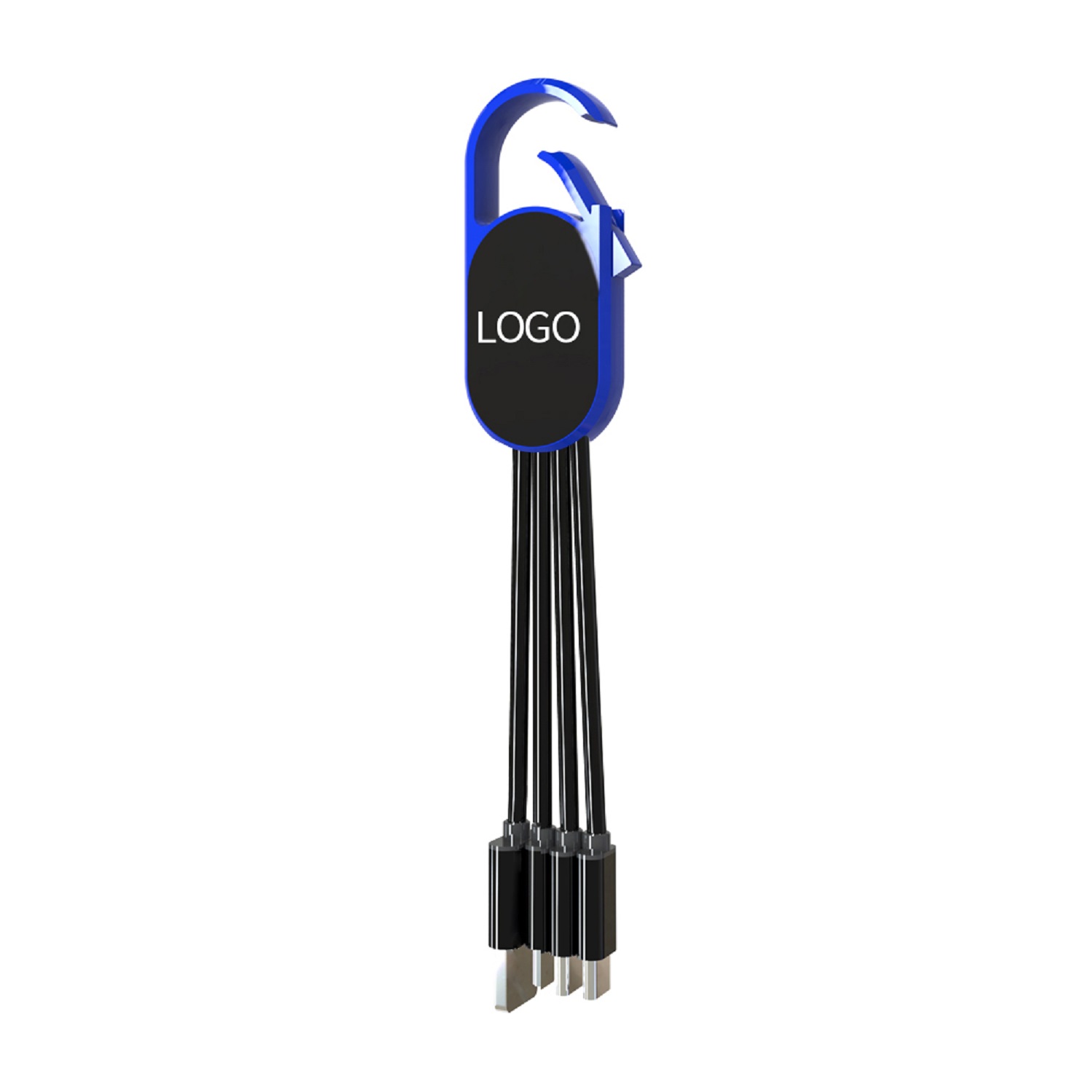 4-in-1 LED Light-Up Charging Cable with Hook 3