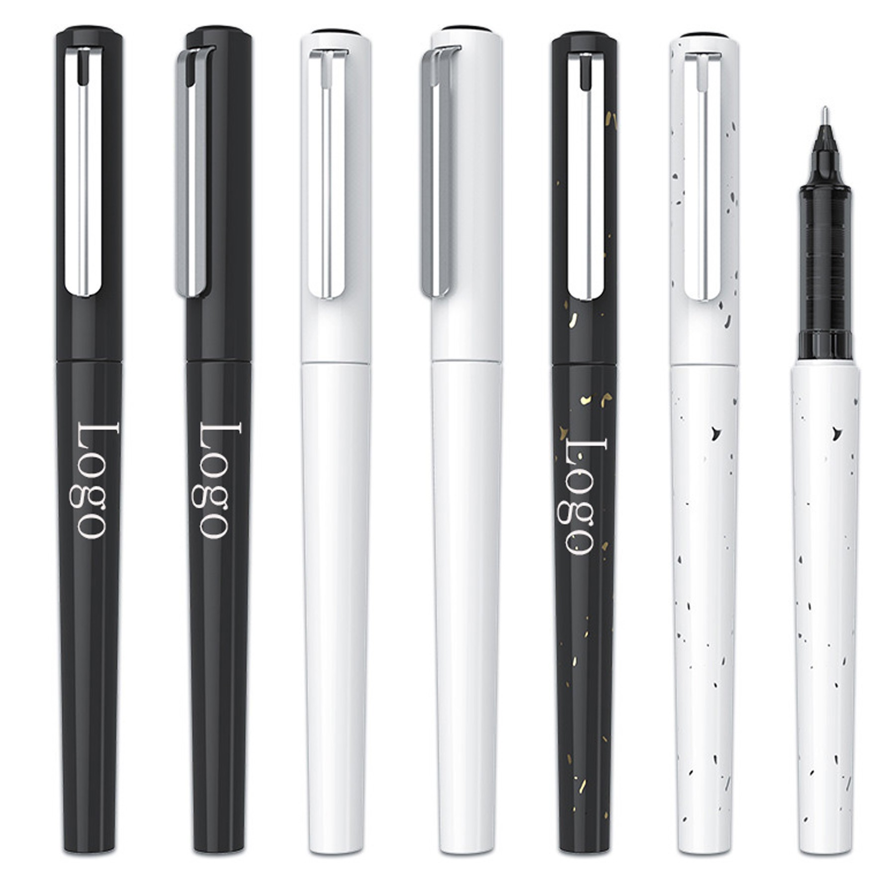 Plastic Straight Pen for Business Office Use