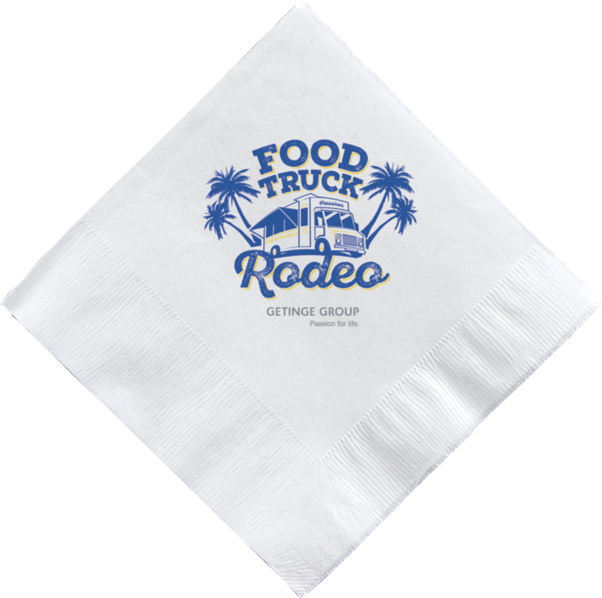 Luncheon Napkin 3 Ply 1/4 Fold White Tradition Print 5