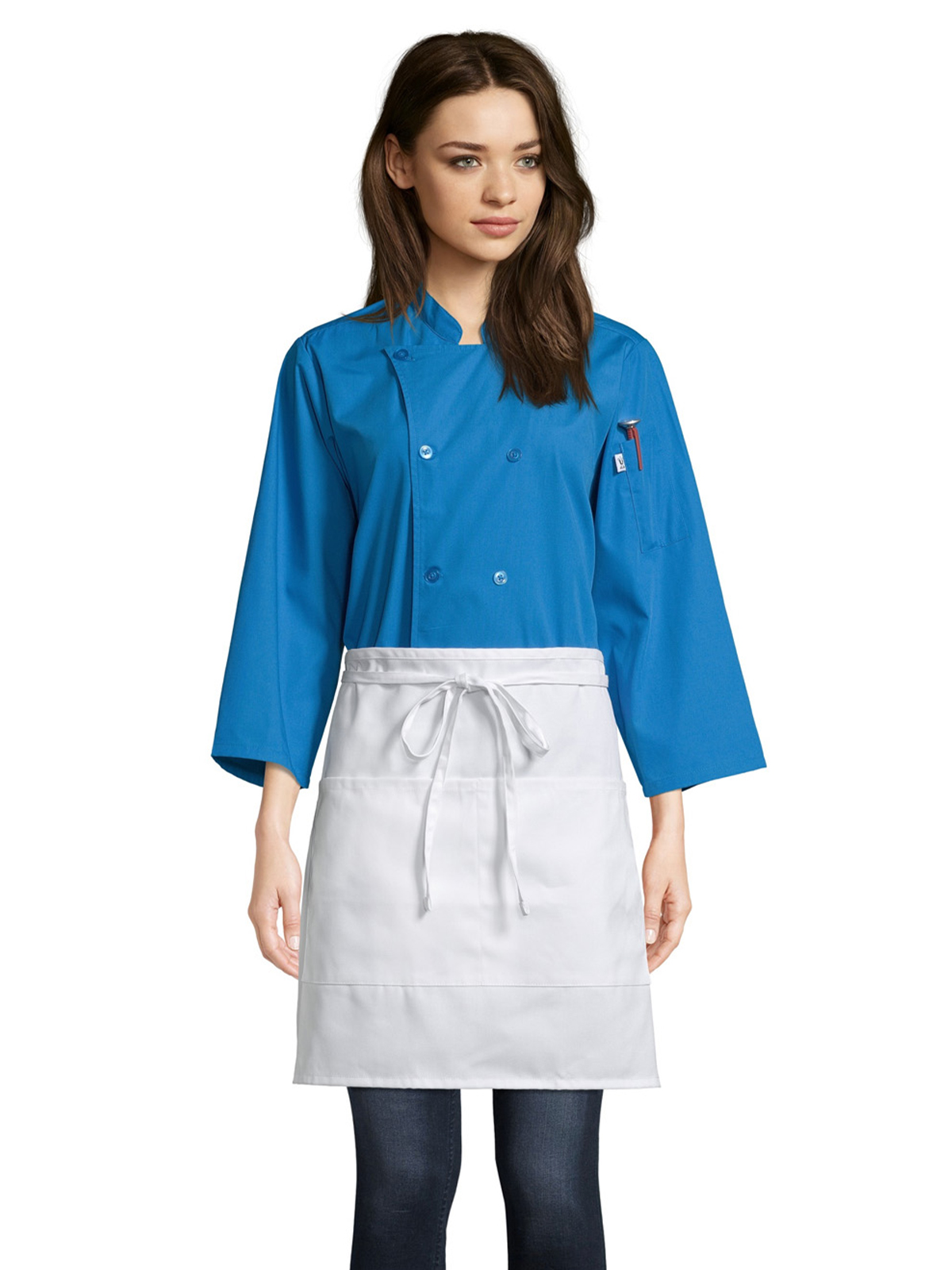 Uncommon Chef Aprons - Unisex Two-Section Patch Pocket Apron 2