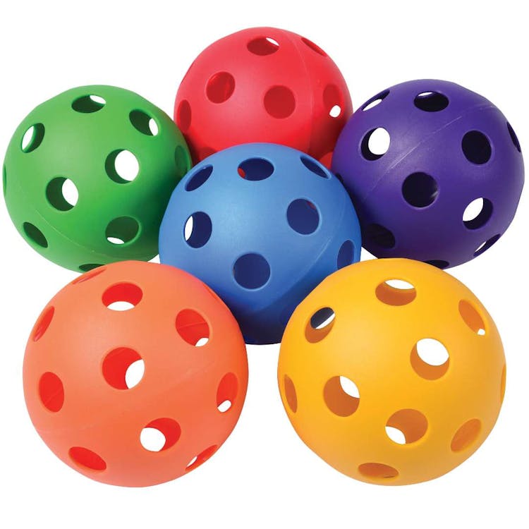 Plastic Softballs - Assorted Colors 2