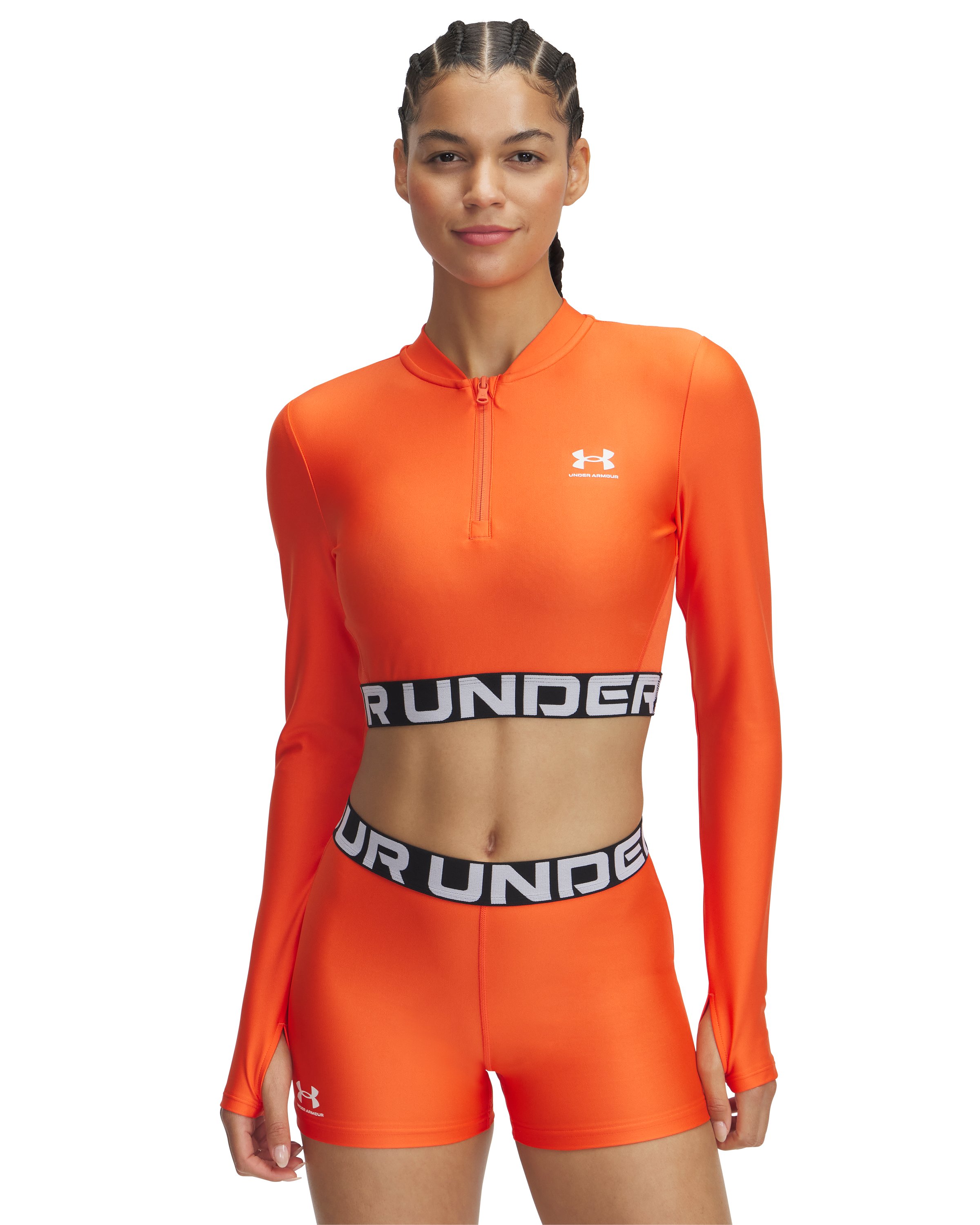HeatGear Rib Women's Zip Long Sleeve 10