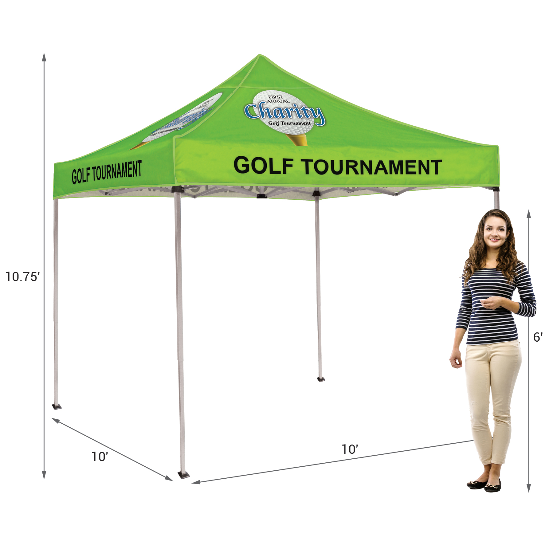 10' Square Canopy Tent 16