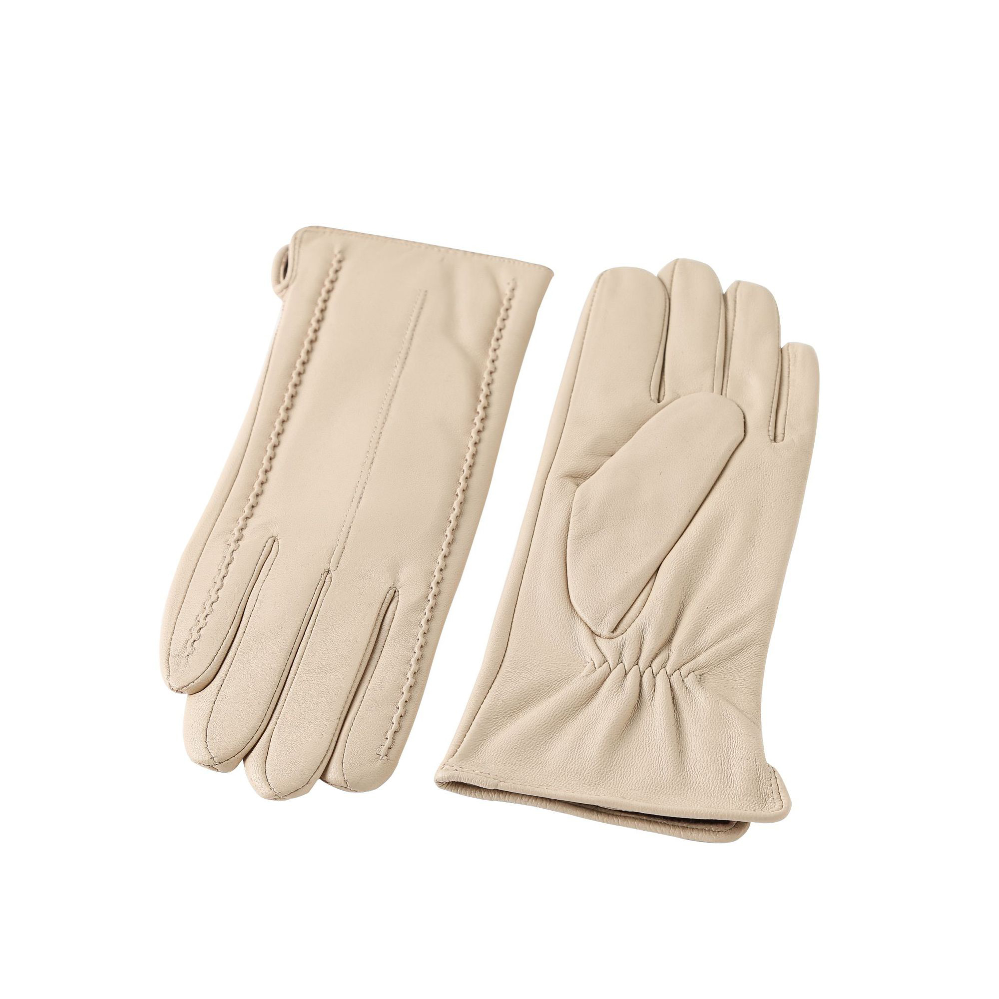 Soft Winter PU Leather Glove For Women 9.9" x 4" x 0.2" 12