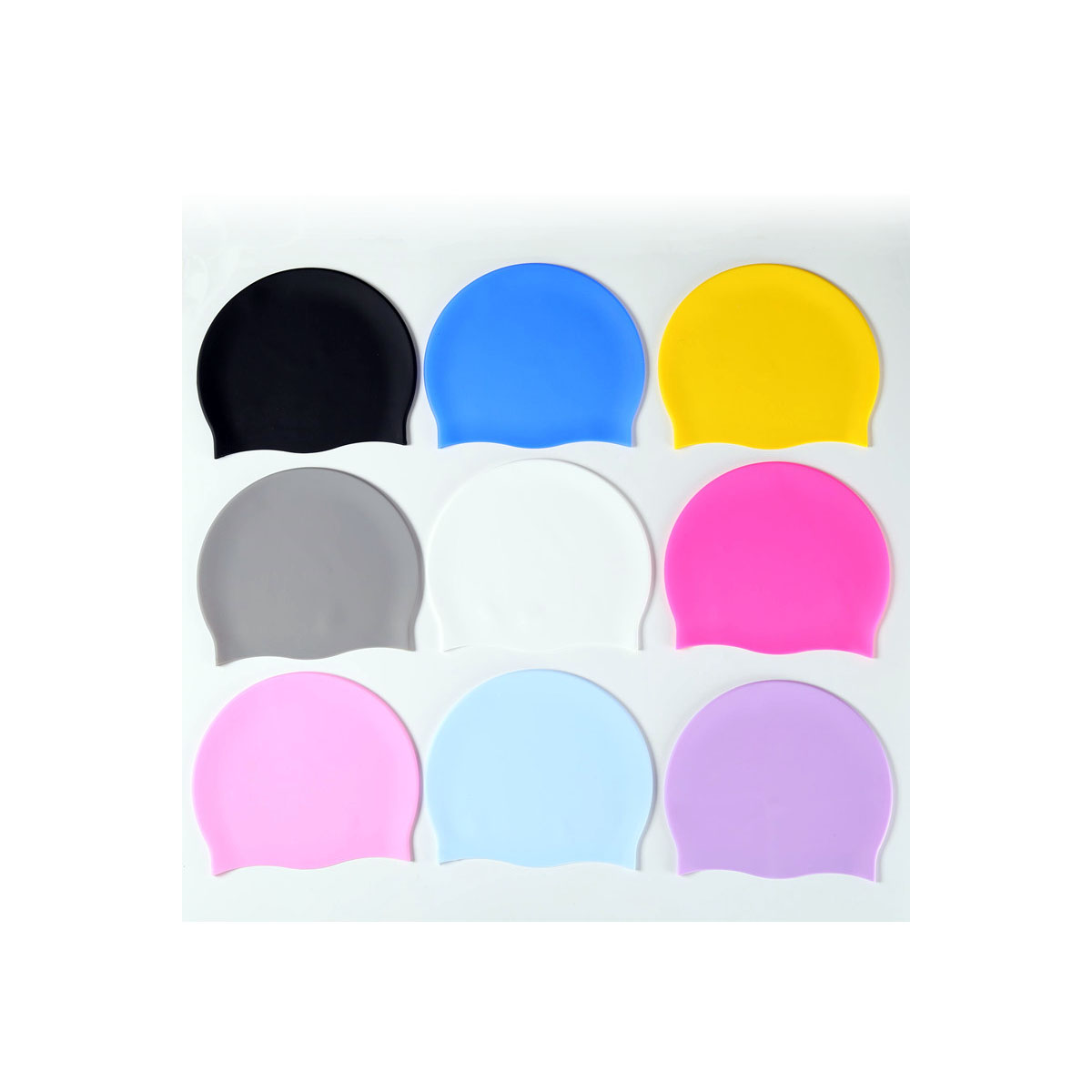 Kids Cute Pattern Silicone Swim Caps 3