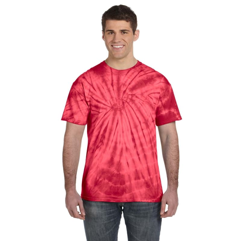 Tie-Dye Adult 5.4 Oz. 100% Cotton Spider T-Shirt 9