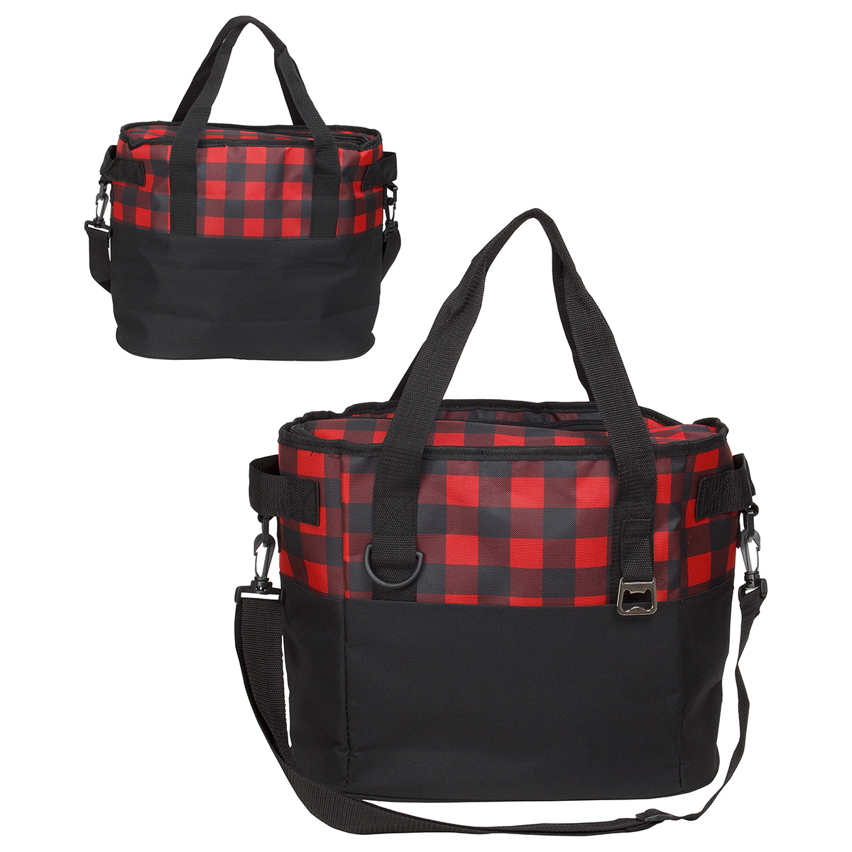 Plaid Insulated Cooler Bag 10