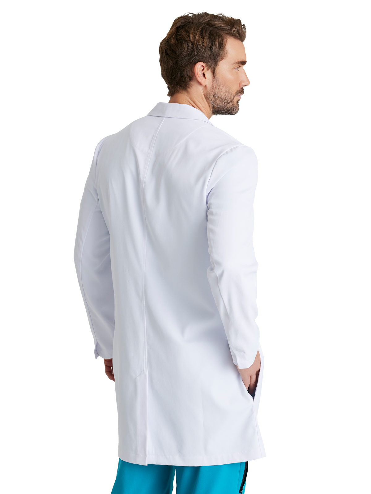 Barco Since 1929 - Men's Three-Pocket 38" Full-Length Verse Lab Coat 4