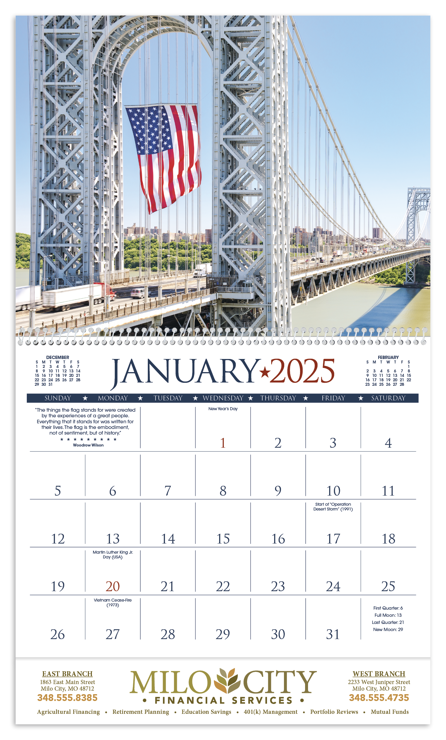 Triumph® Calendars I Love America Calendar 25