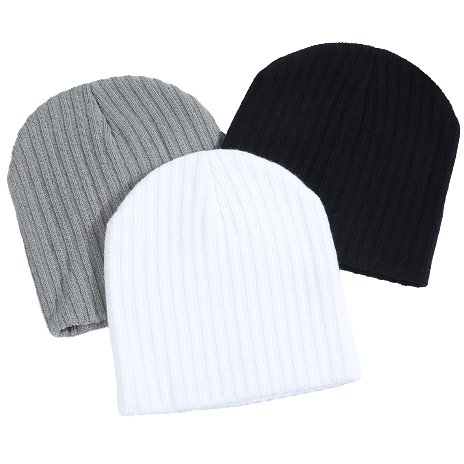 Value Knitted Stripe Beanie 4