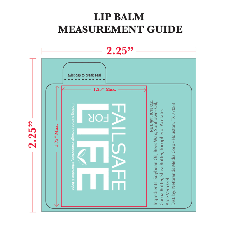 Natural Beeswax Lip Balm - Full Color 5