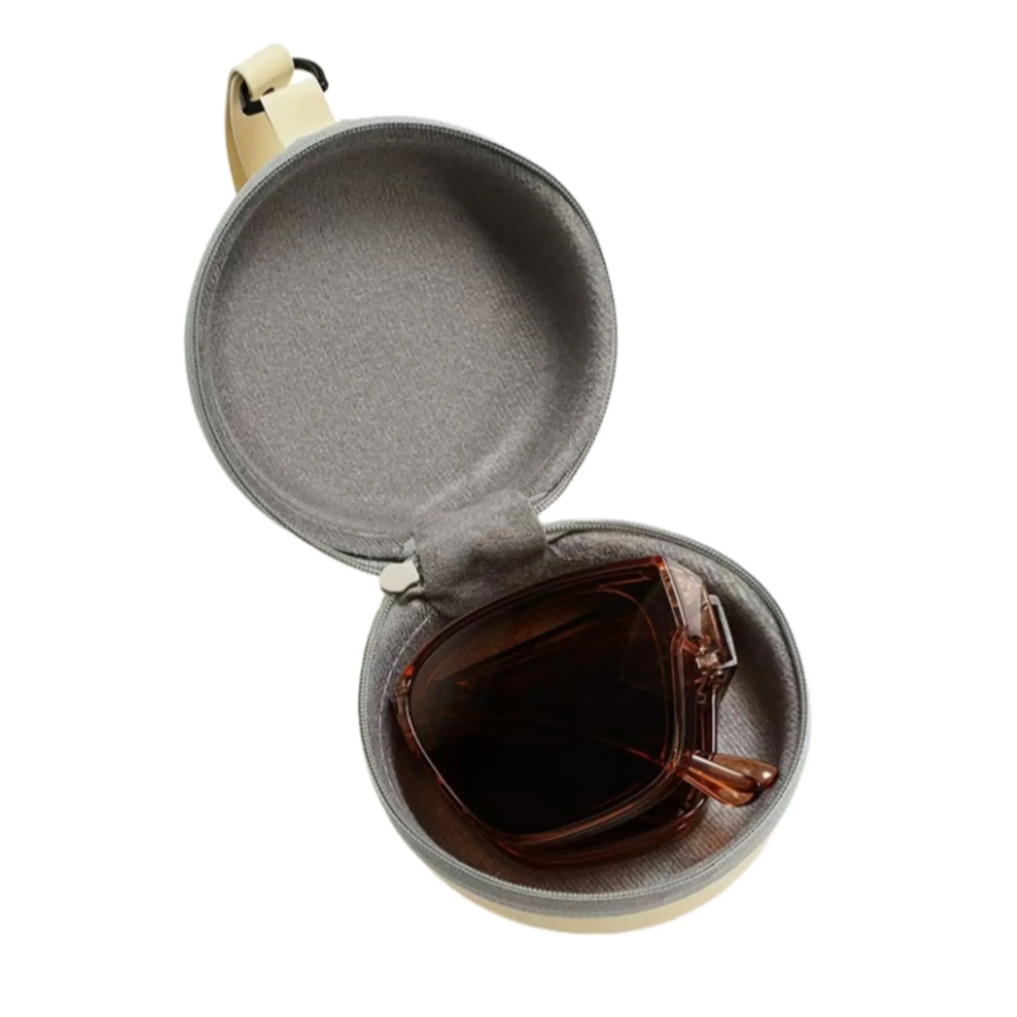 Durable EVA Foldable Circle Sunglasses Case 7