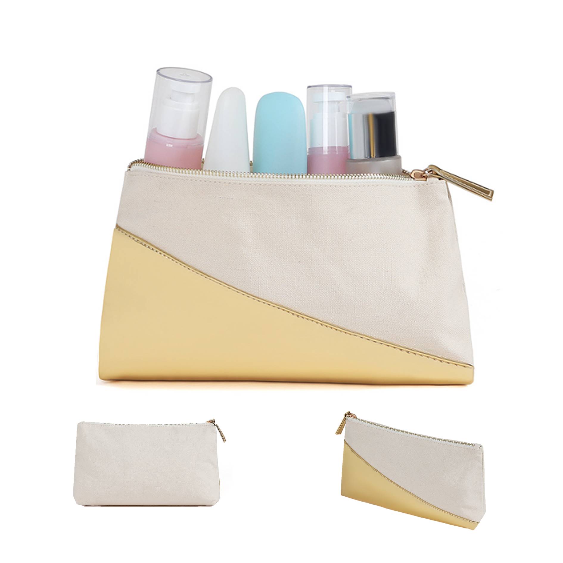 Stitching Travel Cosmetic Bag 2