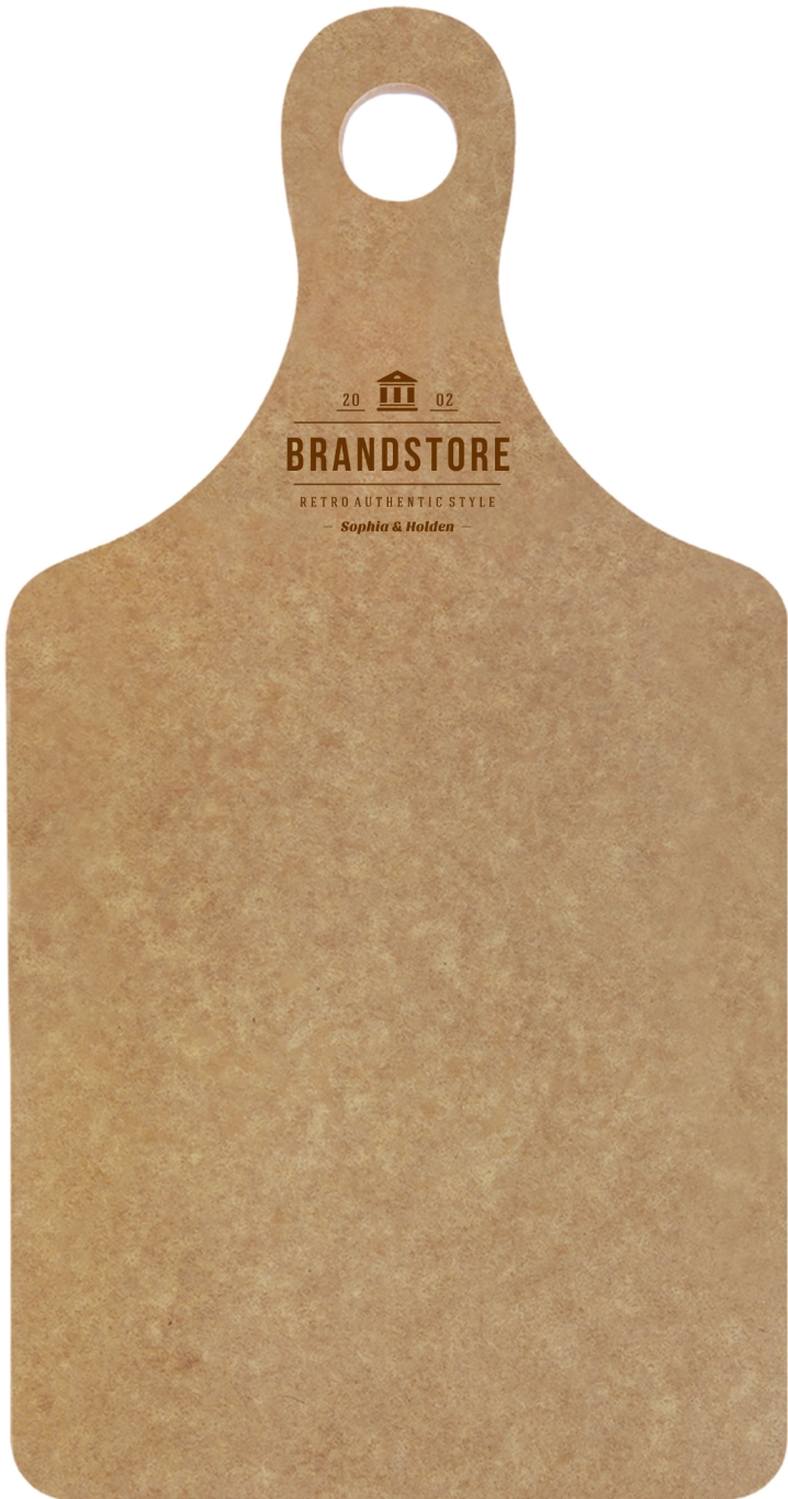 13 1/2" x 7" Eco Paddle Shaped Cutting Board