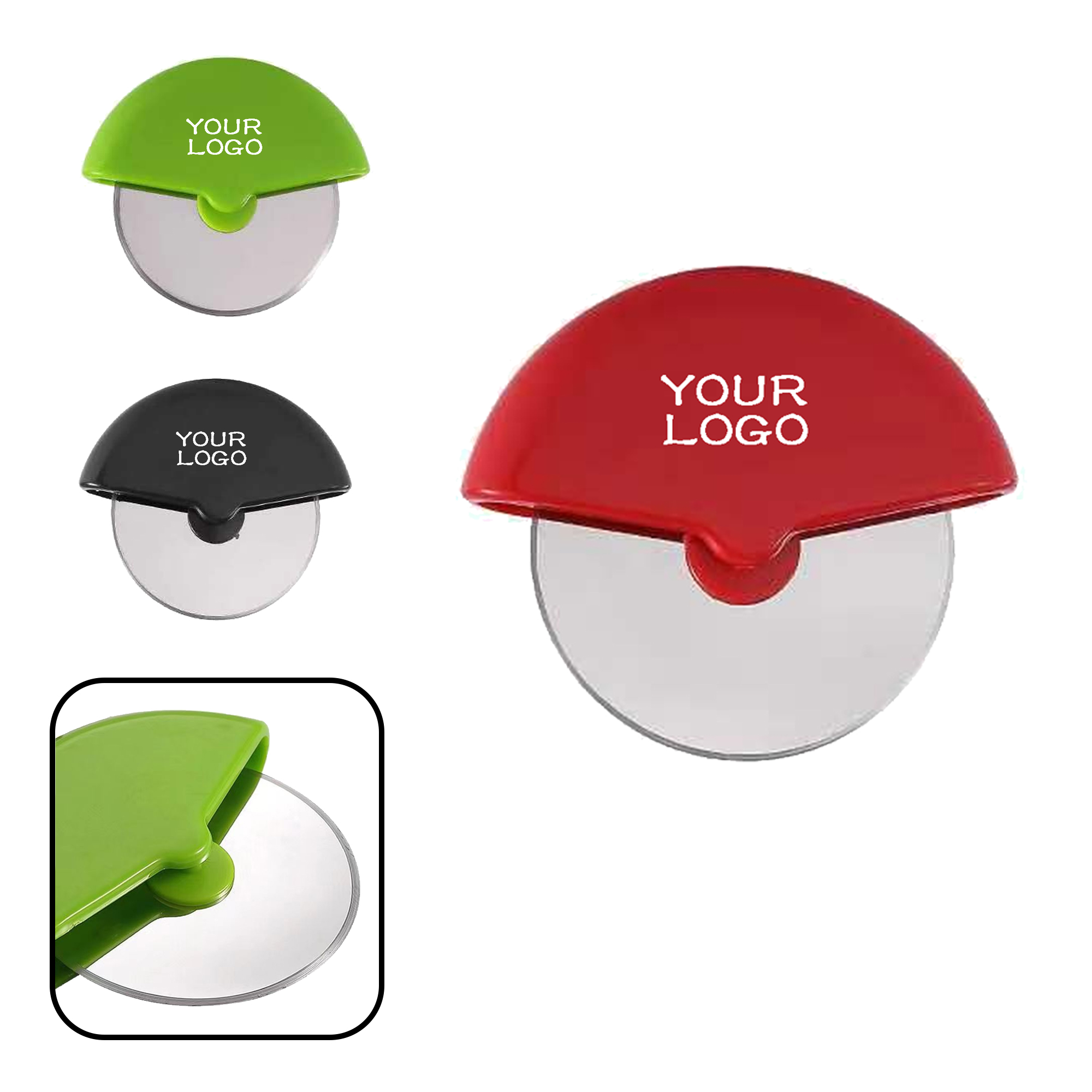 MOQ 20 PCS Logo Pizza Cutter 2