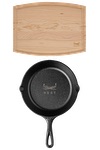 Lodge® 8" Skillet/12" Arch Cutting Board Gift Set 1