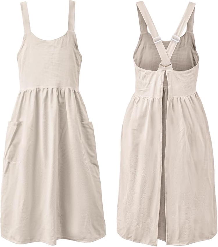 Cross Back Work Apron 8