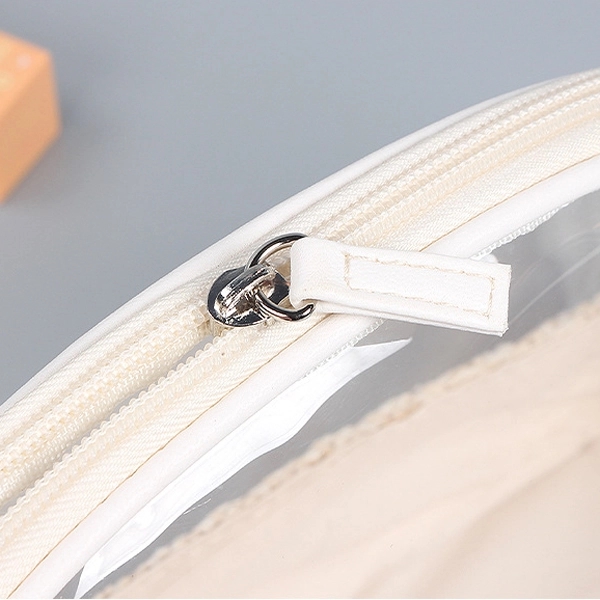 Transparent PVC Travel Makeup Pouch & Cosmetic Toiletry Bag 4