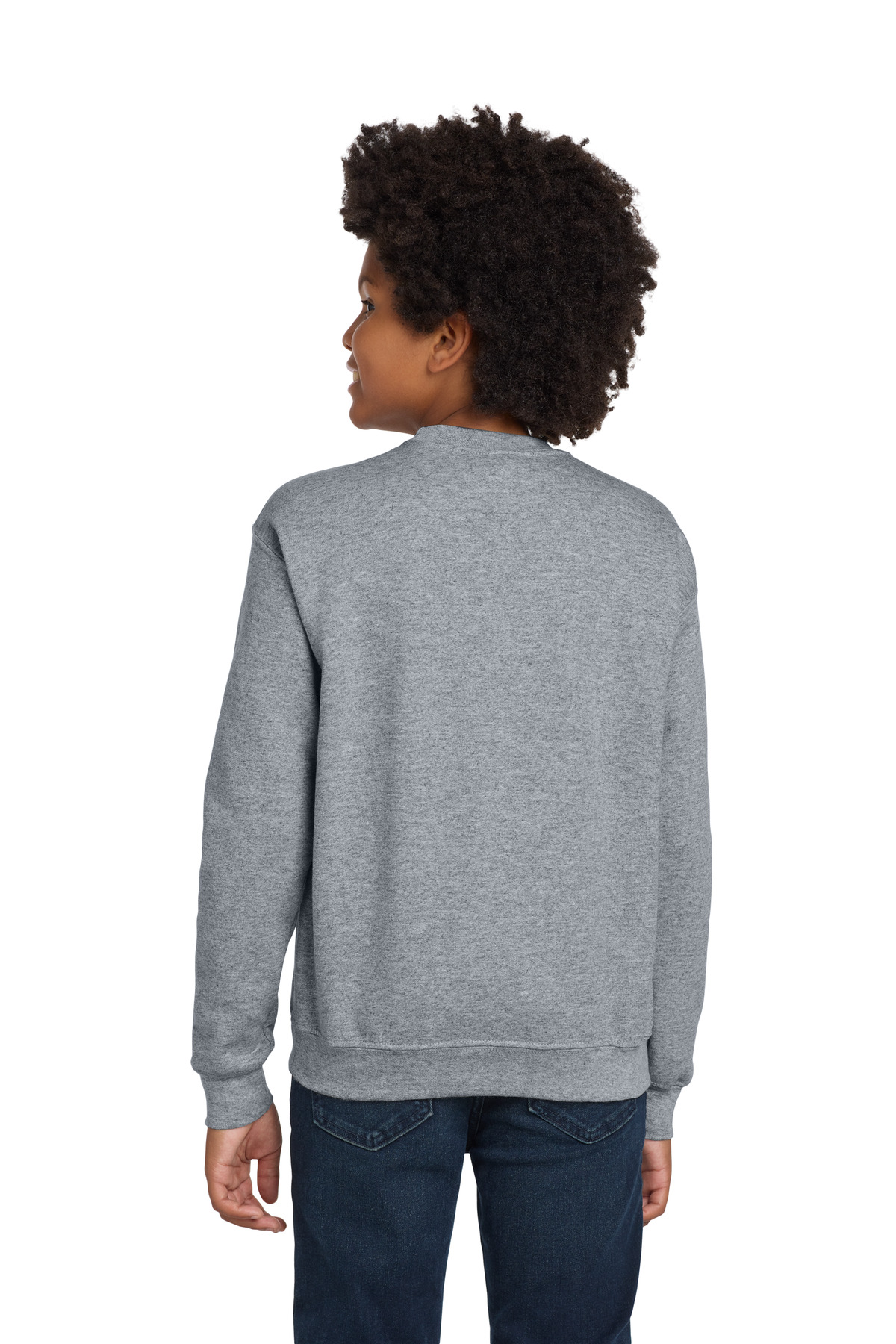 Gildan Youth Heavy Blend Crewneck Sweatshirt. 18000B 7